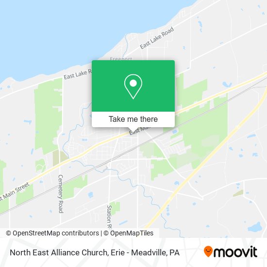 North East Alliance Church map