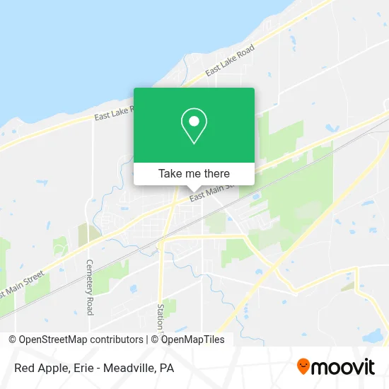 Red Apple map
