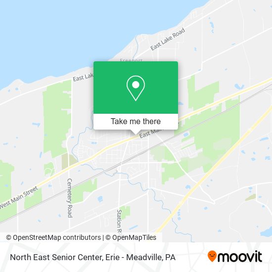 Mapa de North East Senior Center