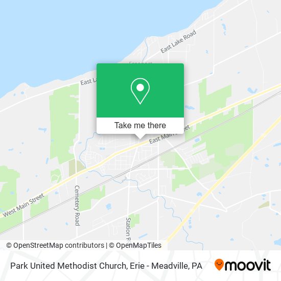 Park United Methodist Church map