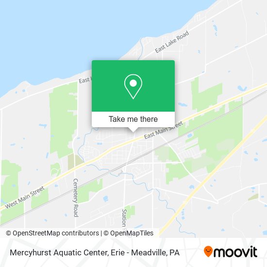 Mapa de Mercyhurst Aquatic Center