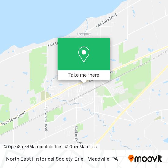 Mapa de North East Historical Society