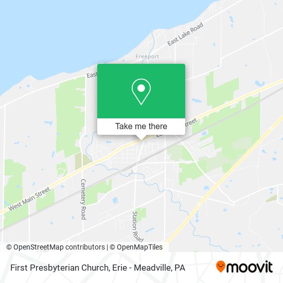 First Presbyterian Church map