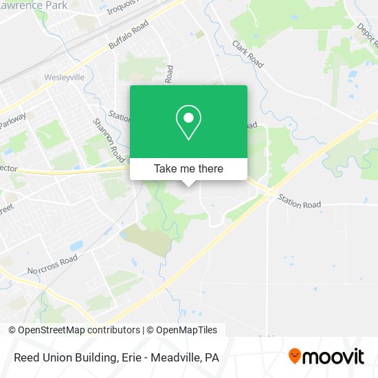Mapa de Reed Union Building