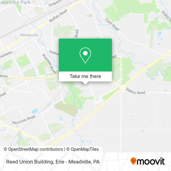 Reed Union Building map