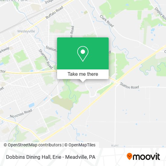 Dobbins Dining Hall map
