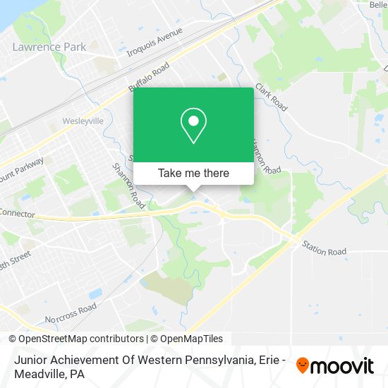 Junior Achievement Of Western Pennsylvania map