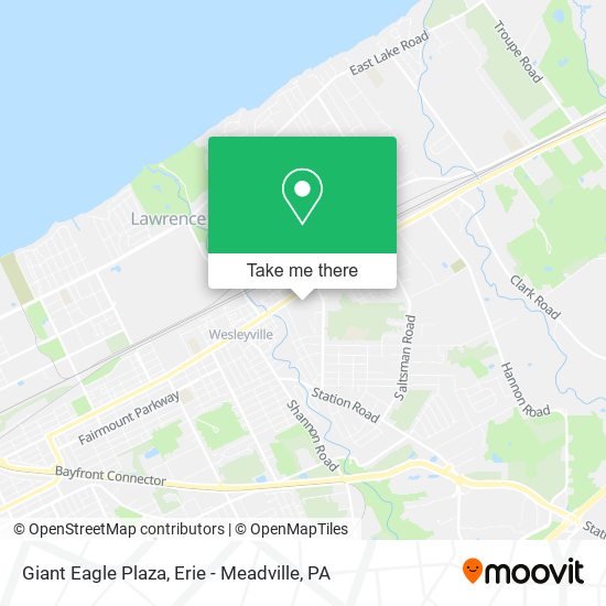 Mapa de Giant Eagle Plaza