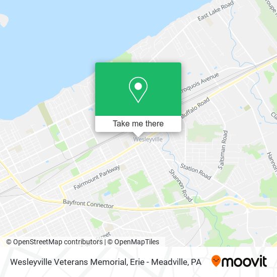 Wesleyville Veterans Memorial map
