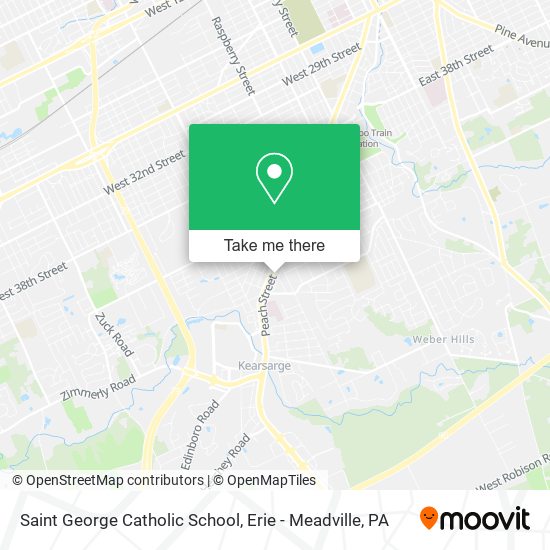 Mapa de Saint George Catholic School