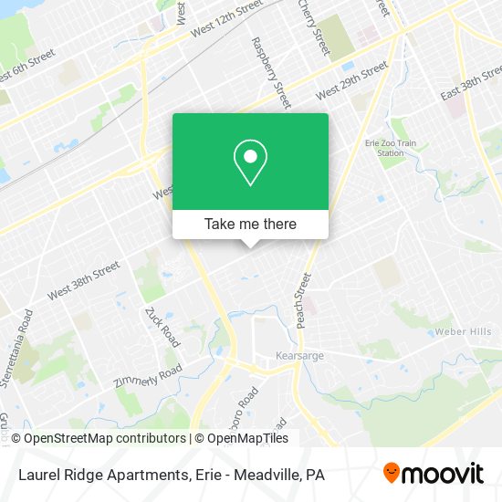 Mapa de Laurel Ridge Apartments