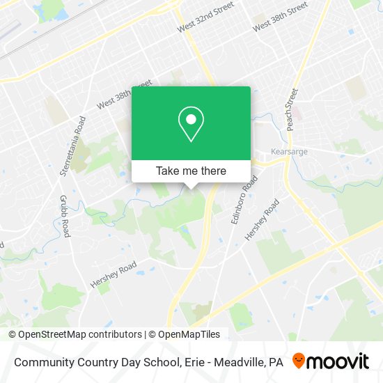 Community Country Day School map