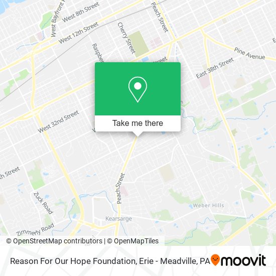 Reason For Our Hope Foundation map