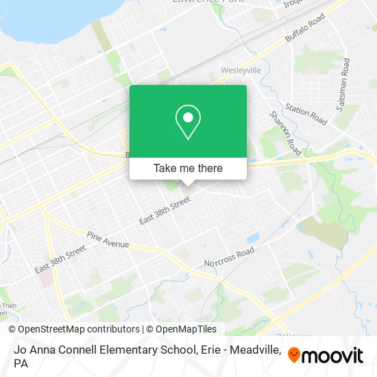 Mapa de Jo Anna Connell Elementary School