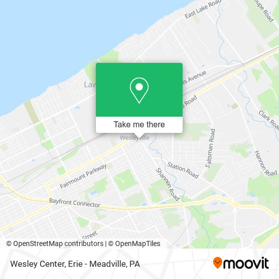 Wesley Center map