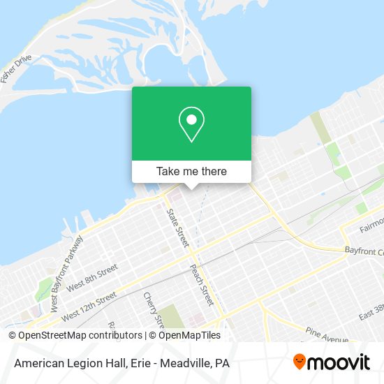 American Legion Hall map