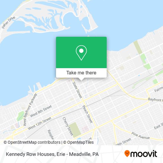 Kennedy Row Houses map
