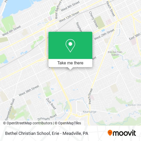 Mapa de Bethel Christian School
