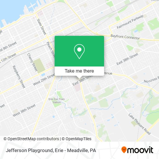 Jefferson Playground map