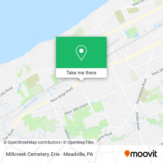 Millcreek Cemetery map