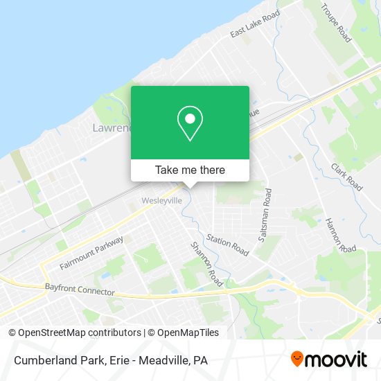 Cumberland Park map