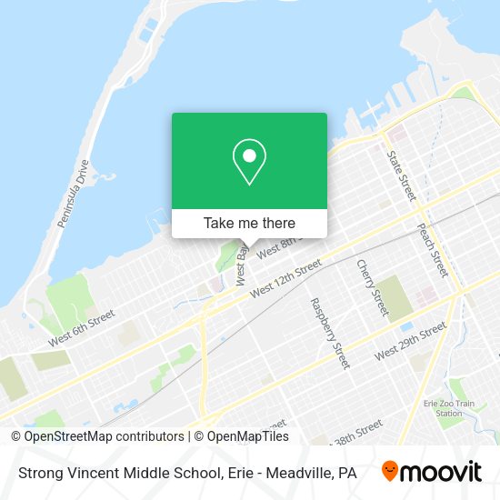 Strong Vincent Middle School map