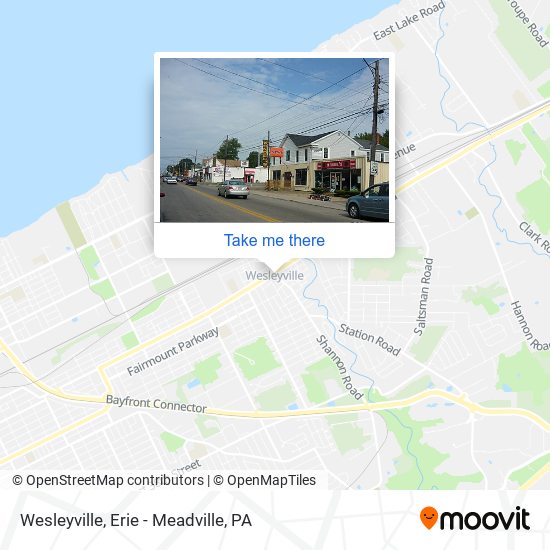 Mapa de Wesleyville