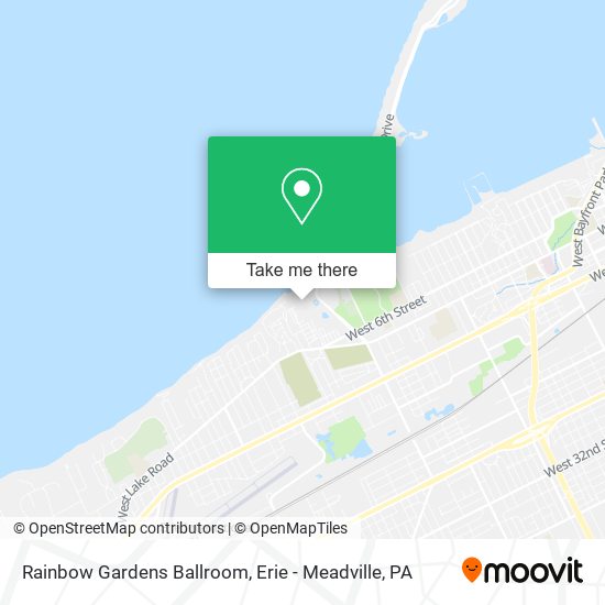 Rainbow Gardens Ballroom map