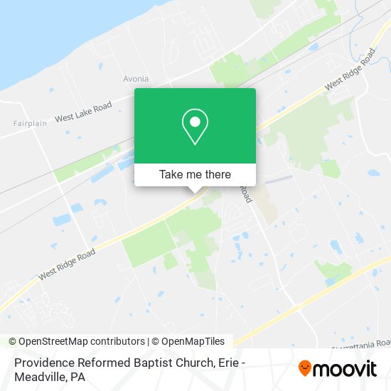 Mapa de Providence Reformed Baptist Church