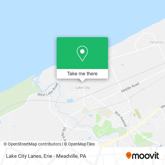 Lake City Lanes map
