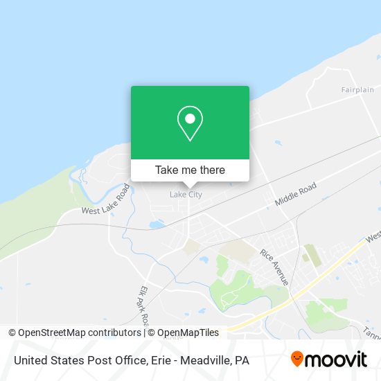 Mapa de United States Post Office