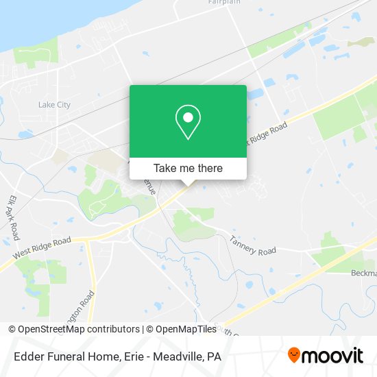 Mapa de Edder Funeral Home