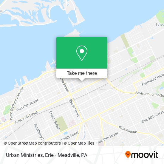 Mapa de Urban Ministries