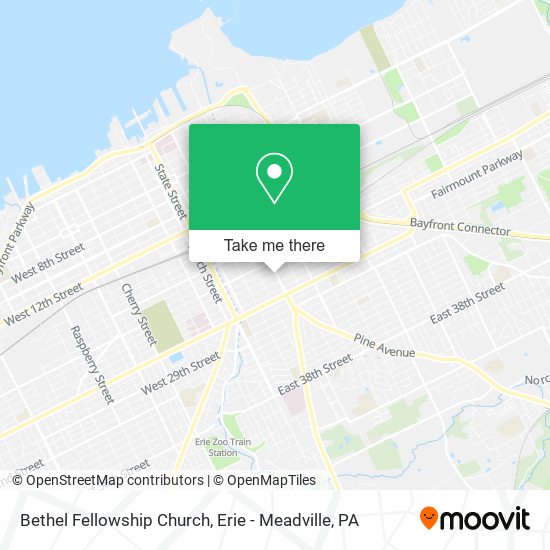 Bethel Fellowship Church map