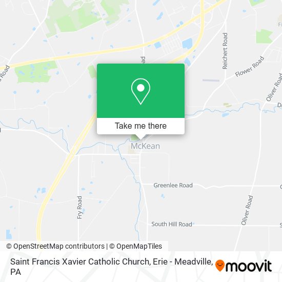 Mapa de Saint Francis Xavier Catholic Church
