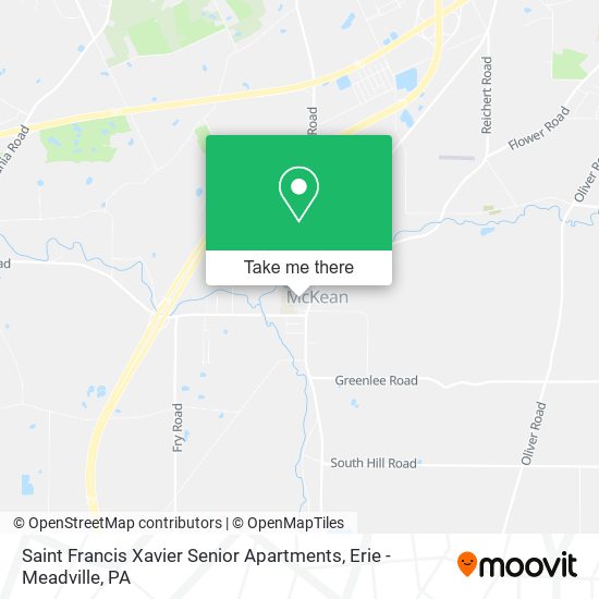 Saint Francis Xavier Senior Apartments map