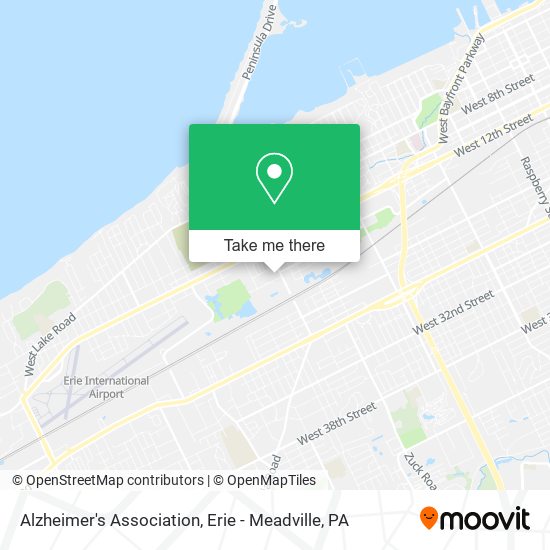 Alzheimer's Association map