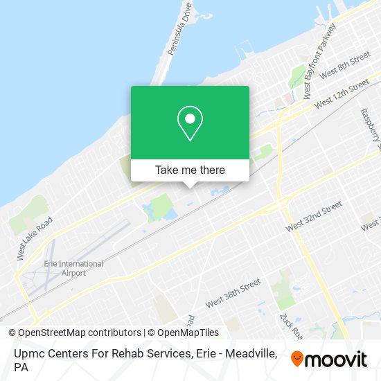 Mapa de Upmc Centers For Rehab Services