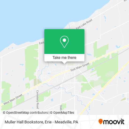 Muller Hall Bookstore map