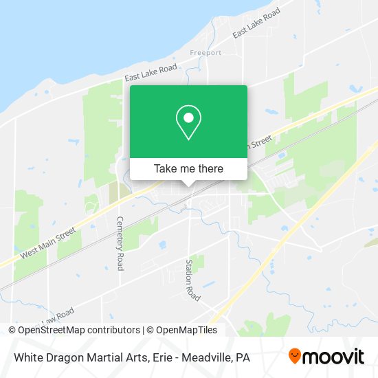 White Dragon Martial Arts map