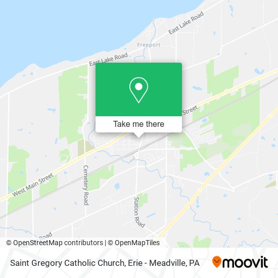 Saint Gregory Catholic Church map