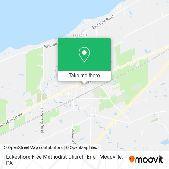 Mapa de Lakeshore Free Methodist Church