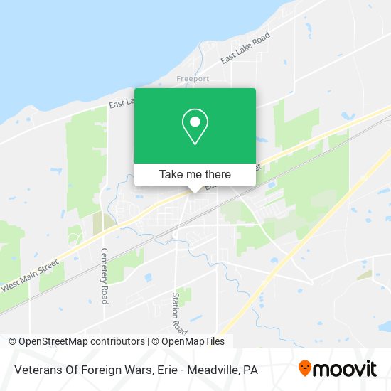 Veterans Of Foreign Wars map