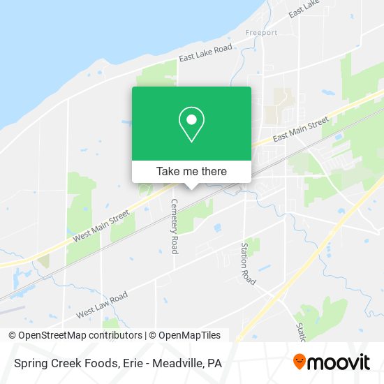 Spring Creek Foods map