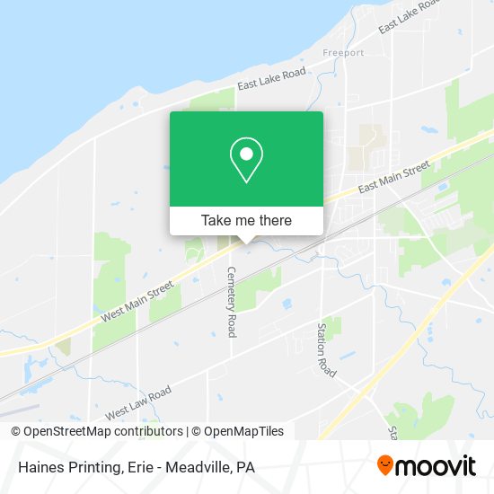 Mapa de Haines Printing