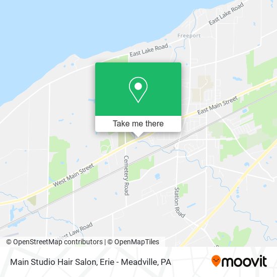 Main Studio Hair Salon map