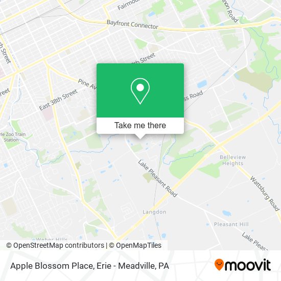 Apple Blossom Place map