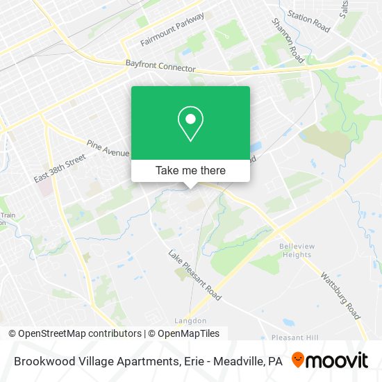 Brookwood Village Apartments map