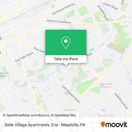 Mapa de Belle Village Apartments