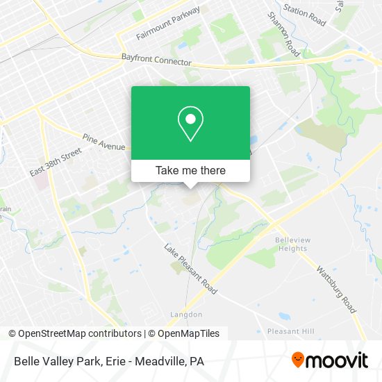 Mapa de Belle Valley Park